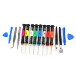 Screwdriver kit for repair and disassemble, telephones, electronics and others, 16 in 1